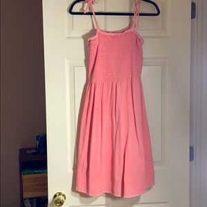Coral sun dress